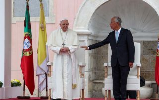 pape au portugal à Lisbonne