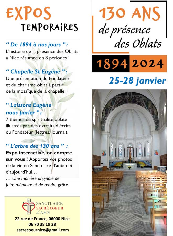 130 ans de présence des Oblats dans le diocèse de Nice