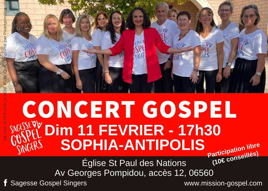 concert gospel sophia antipolis