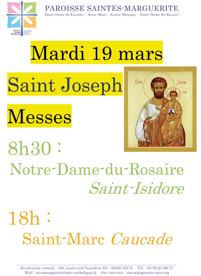 Messes pour saint Joseph