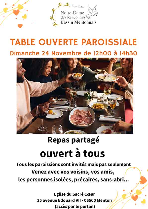 table ouverte paroissiale