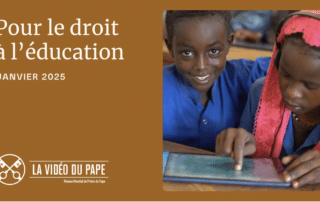 prière du pape droit à l'éducation