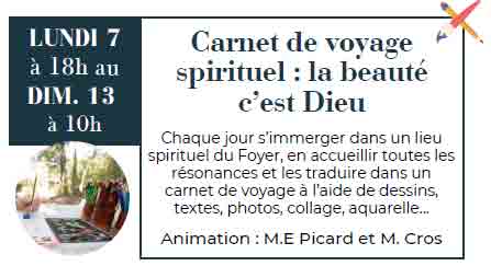 Carnet voyage spirituel