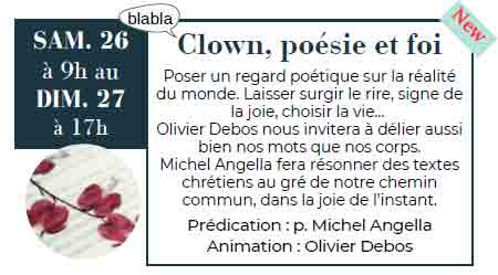 clown poesie foi